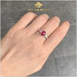 Nhẫn nữ Ruby tự nhiên hiện đại tinh tế 2,5ct – IRRB 23525