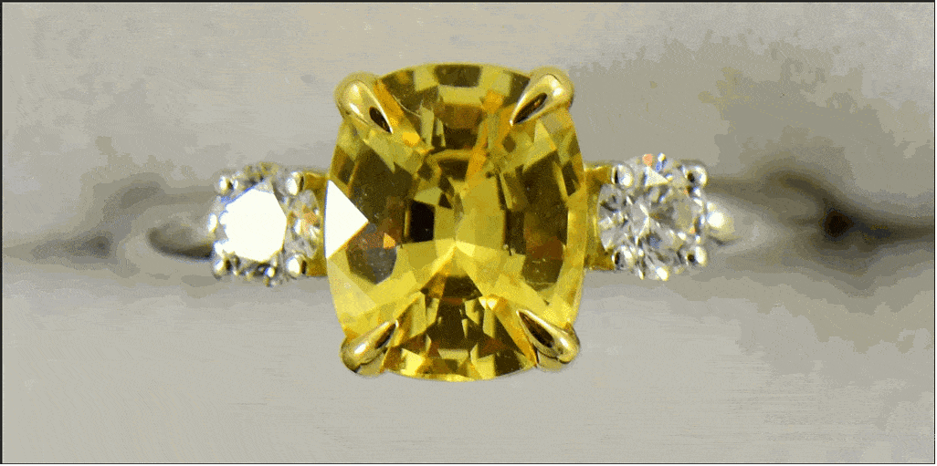 Nhẫn nữ Sapphire vàng mang đến sự may mắn và thịnh vượng