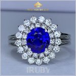 Nhẫn nữ Sapphire xanh lam hoàng gia 2ct – IRSP23520