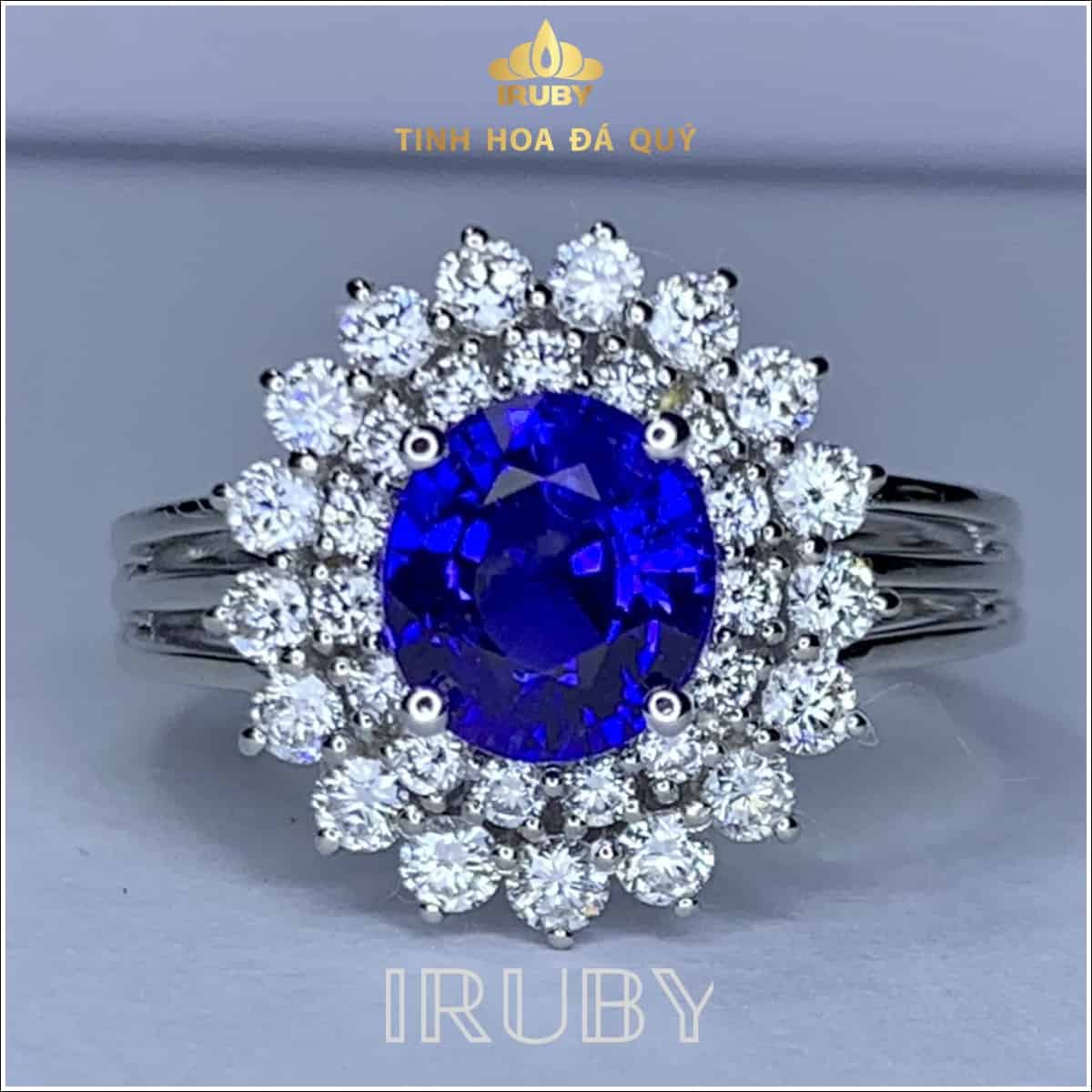 Nhẫn nữ Sapphire xanh lam hoàng gia 2ct - IRSP23520 hình ảnh 1