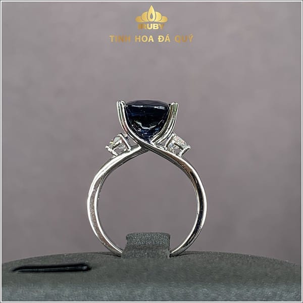 Nhẫn nữ spinel xanh lam sắc Cobalt hình ảnh 1