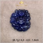 Mặt dây Phật Di lặc Sapphire xanh 38,7g – IRDL 235387