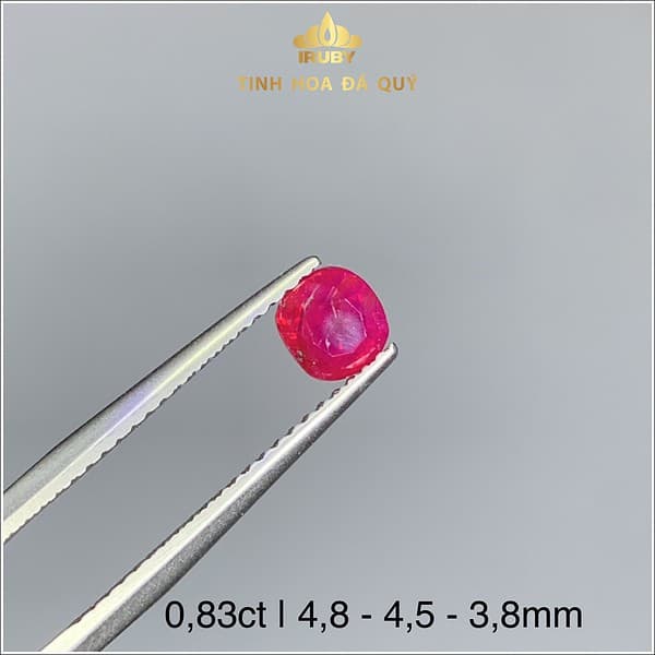 Ruby Lục Yên đỏ hồng tự nhiên 0,83ct - IRRB 234083 hình ảnh 4