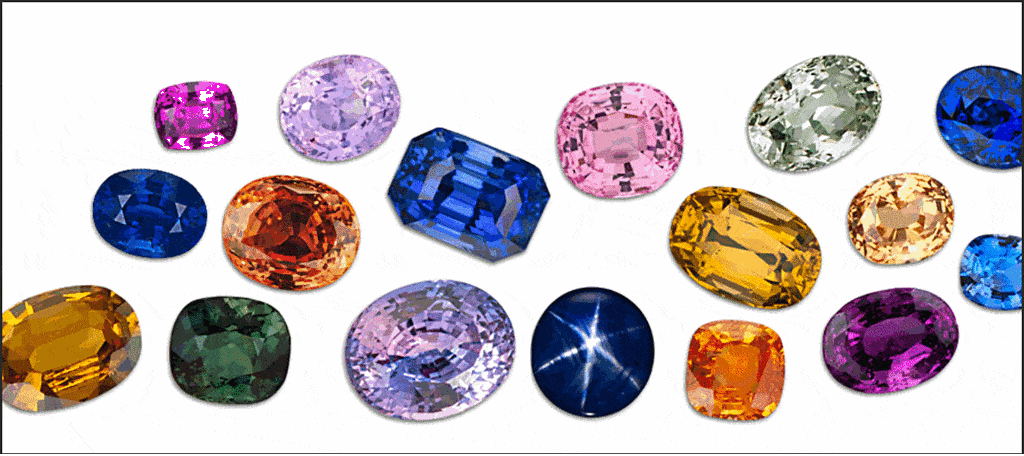 Sapphire tự nhiên nhiều sắc màu rực rỡ và cuốn hút 