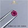 Viên Ruby Lục Yên đỏ hồng Lục Yên 0,36ct - IRRB 235036 hình ảnh 4