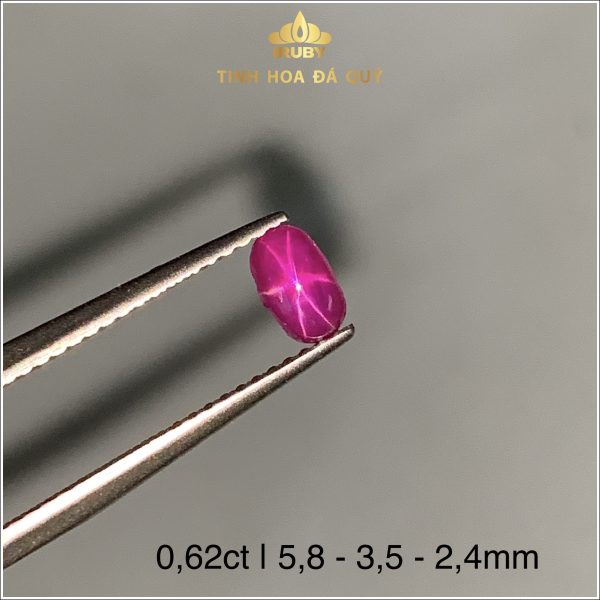 Viên Ruby Nghệ An sao nét căng cân trục cân đỉnh tự nhiên 100% hình ảnh 3