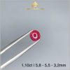 Viên Ruby cabachon Lục Yên tự nhiên 1,10ct - IRRB 235110 hình ảnh