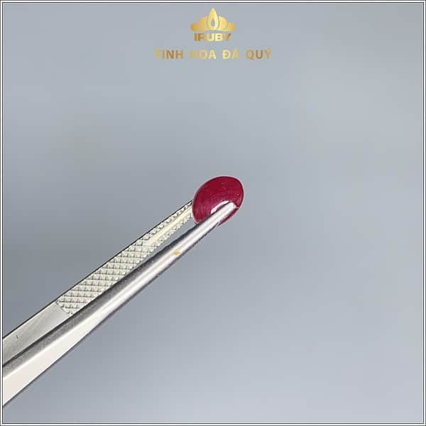 Viên Ruby cabachon Lục Yên tự nhiên 1,10ct - IRRB 235110 hình ảnh 2