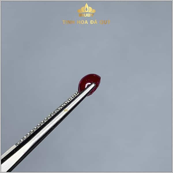 Viên Ruby cabachon màu đỏ huyết 0,92ct - IRRB 235092 hình ảnh 2