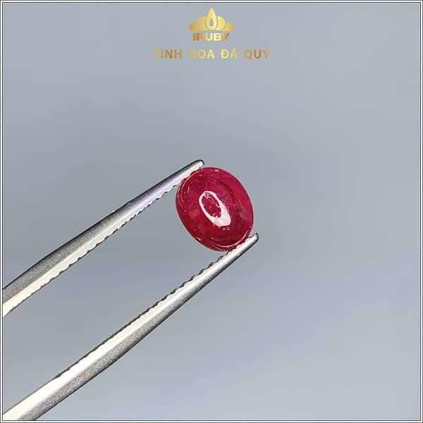 Viên Ruby cabochon Lục Yên tự nhiên 1,20ct - IRRB 235120 hình ảnh 1