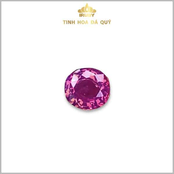 Viên Ruby facet Lục Yên màu cháo đồng 0,70ct - IRRB 23507 hình ảnh 1