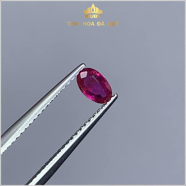 Viên Ruby facet đỏ hồng tự nhiên 0,37ct - IRRB 2350037 hình ảnh 2