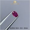 Viên Ruby facet đỏ hồng tự nhiên 0,37ct - IRRB 2350037 hình ảnh 3