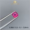 Viên Ruby facet màu đỏ hồng 0,96ct - IRRB 235096 hình ảnh