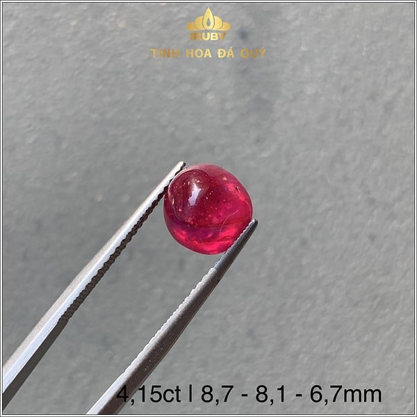 Viên Ruby màu đỏ huyết 4,15ct - IRRB 235415 hình ảnh