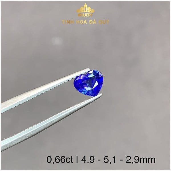 Viên Sapphire màu xanh lam Hoàng Gia 0,66ct - IRSP 234066 hình ảnh