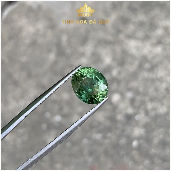 Viên Sapphire màu xanh lục sáng 4,16ct - IRSP 234416 hình ảnh 1