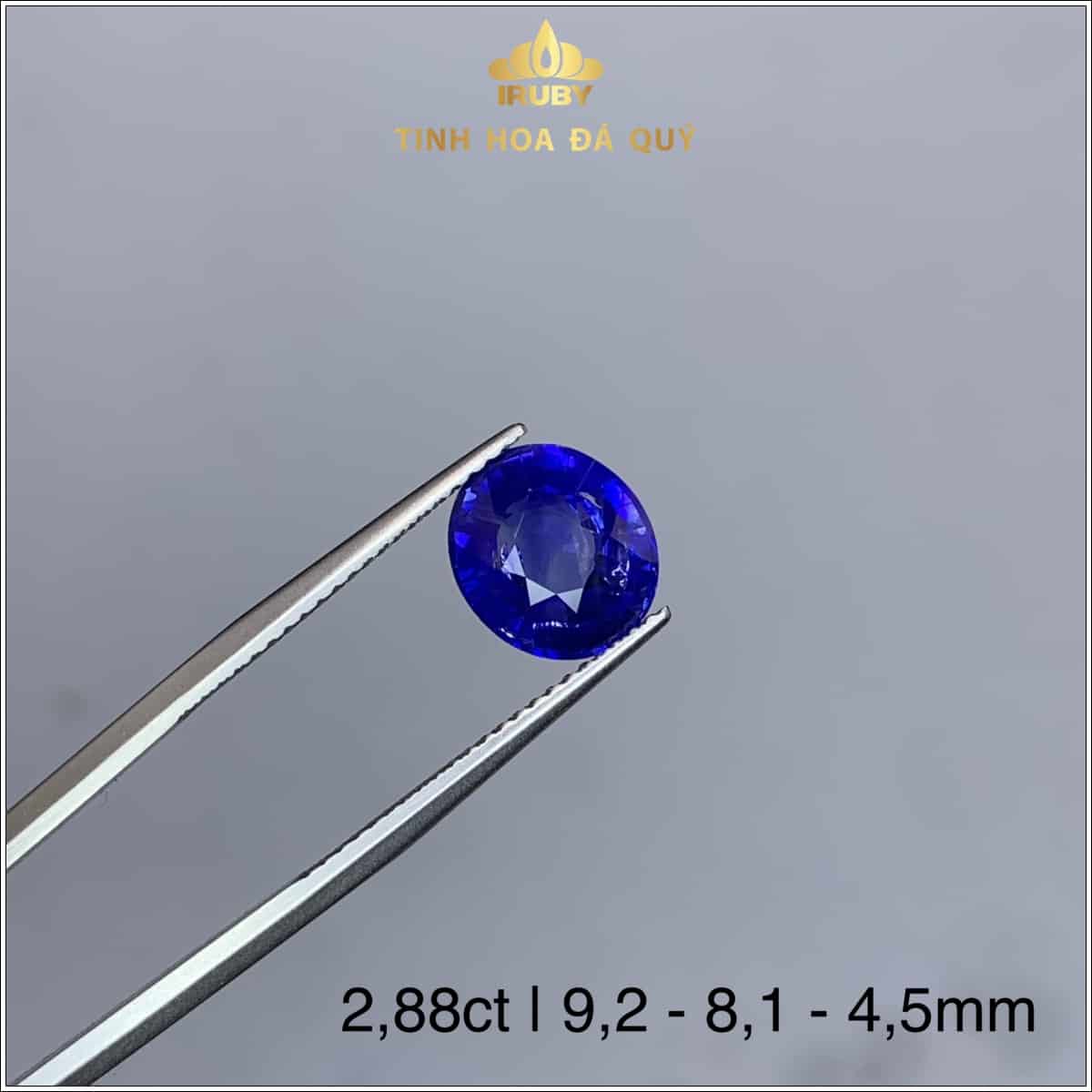 Viên Sapphire màu xanh lam hoàng gia 2,88ct - IRSP 235288 hình ảnh