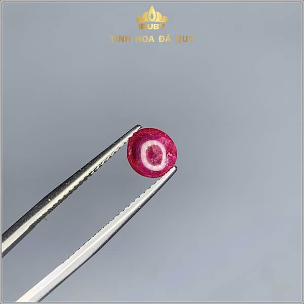 Vien ruby cacbochon 1.31ct chất kinh hình ảnh 3