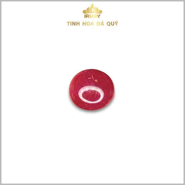 Vien ruby cacbochon 1.31ct chất kinh hình ảnh 4