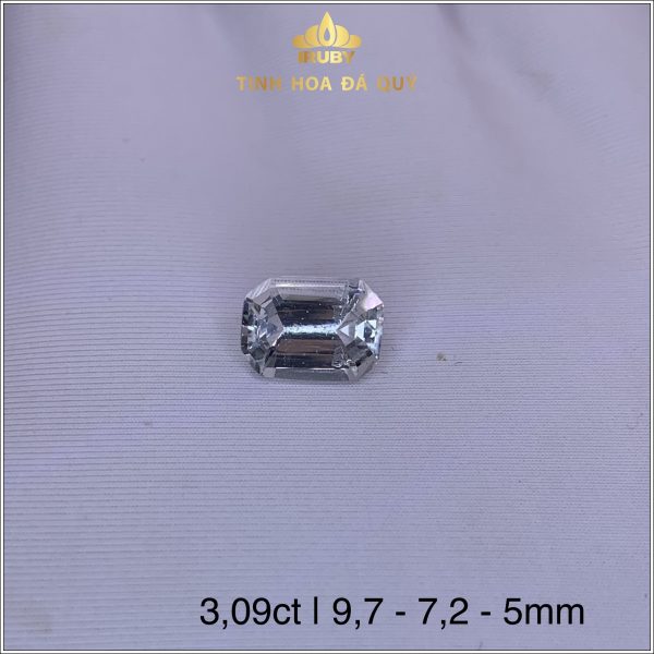 Đá Topaz màu trắng tinh khiết 3,09ct - IRTP 235309 hình ảnh