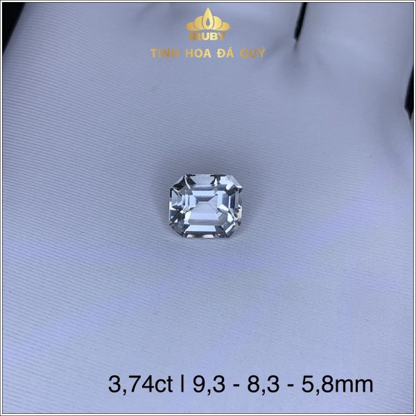 Đá Topaz màu trắng tinh khiết 3,74ct - IRTP 234374 hình ảnh