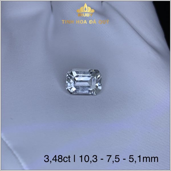 Đá Topaz tự nhiên cắt facet hiện đại 3,48ct - IRTP 234348 hình ảnh