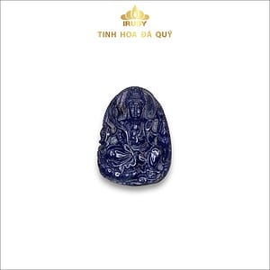 Mặt dây chuyền Phật Bà Quan Âm đá Sapphire xanh lam 19,6 gram – IRPB 235196 hình ảnh 4