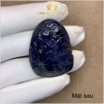 Mặt dây chuyền Phật Bà Quan Âm đá Sapphire xanh lam 22,6 – IRPB 235226