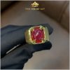 Nhẫn nam Ruby đỏ huyết mẫu doanh nhân bản đặc biệt 6,83ct - IRRB 236683 hình ảnh