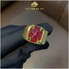 Nhẫn nam Ruby đỏ huyết mẫu doanh nhân bản đặc biệt 6,83ct - IRRB 236683 hình ảnh 3