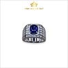 Nhẫn nam Sapphire xanh lam Hoàng Gia 2,9ct, viên đá đại diện cho sự tri thức