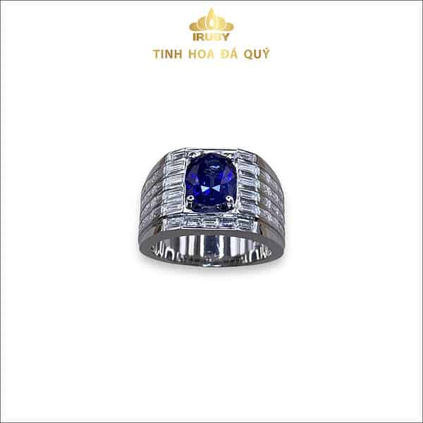 Nhẫn nam Sapphire xanh lam Hoàng Gia 2,9ct - IRSP 23629 hình ảnh 5