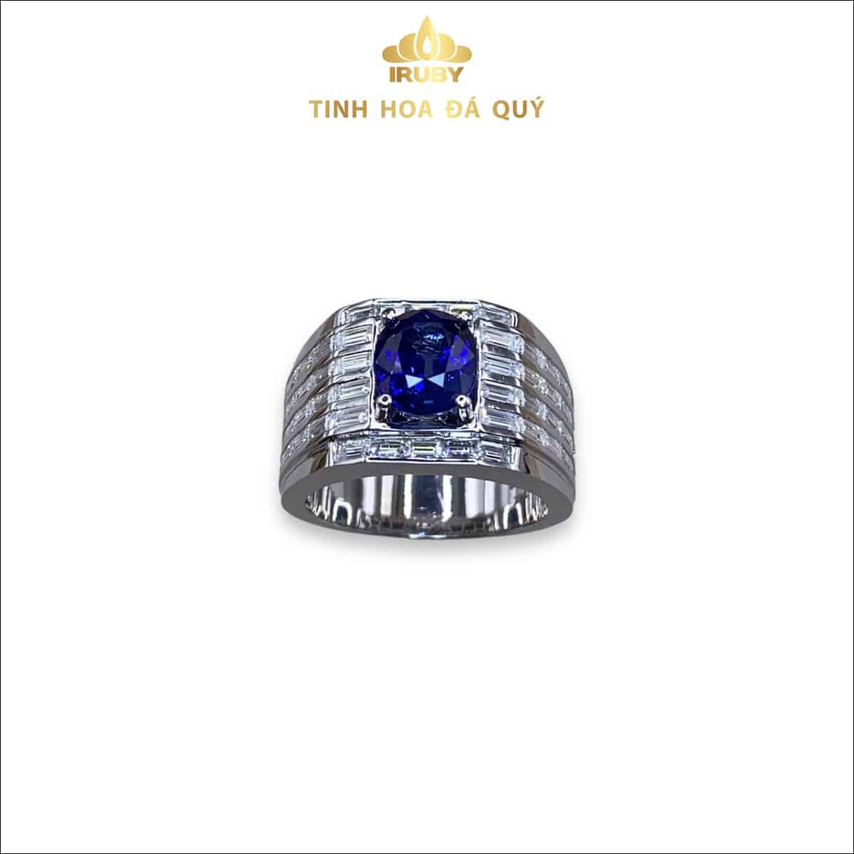 Nhẫn nam Sapphire xanh lam Hoàng Gia 2,9ct - IRSP 236290
