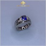 Nhẫn nam Sapphire xanh lam mẫu Văn Phòng 1,59ct – IRSP 236159