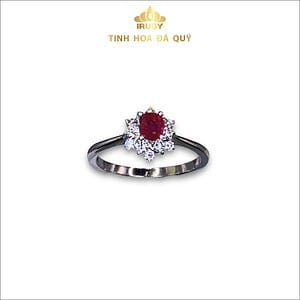 Nhẫn nữ Ruby Kim Cương tự nhiên 4.3ly - IRDM 23643 hình ảnh 6