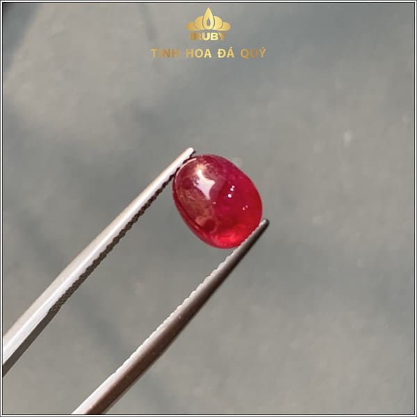 Viên Ruby Cbachon màu đỏ huyết 2,91ct tự nhiên 100%