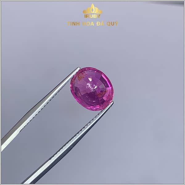 Viên Ruby facet Lục Yên màu đỏ hồng 4,12ct - IRRB 235412 hình ảnh 3