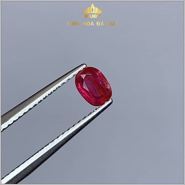 Viên Ruby facet Lục Yên màu huyết 0,42ct - IRRB 235042 hình ảnh 1