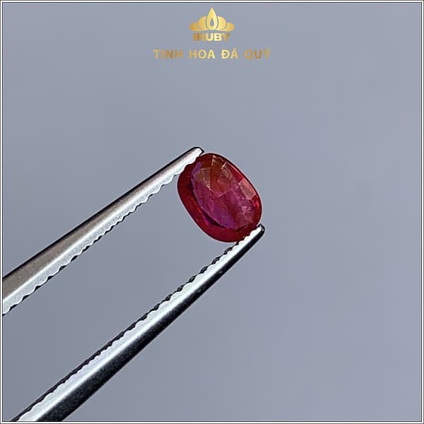 Viên Ruby facet Lục Yên màu huyết 0,42ct - IRRB 235042 hình ảnh 3