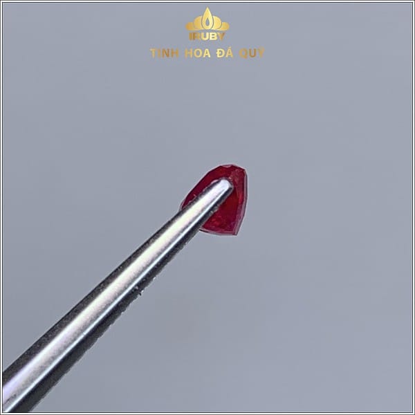 Viên Ruby facet Lục Yên tự nhiên 0,56ct - IRRB 235056 hình ảnh 2