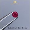 Viên Ruby facet màu đỏ huyết 0,45ct - IRRB 235045 hình ảnh