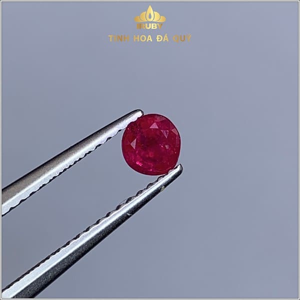 Viên Ruby facet màu đỏ huyết 0,45ct - IRRB 235045 hình ảnh 1