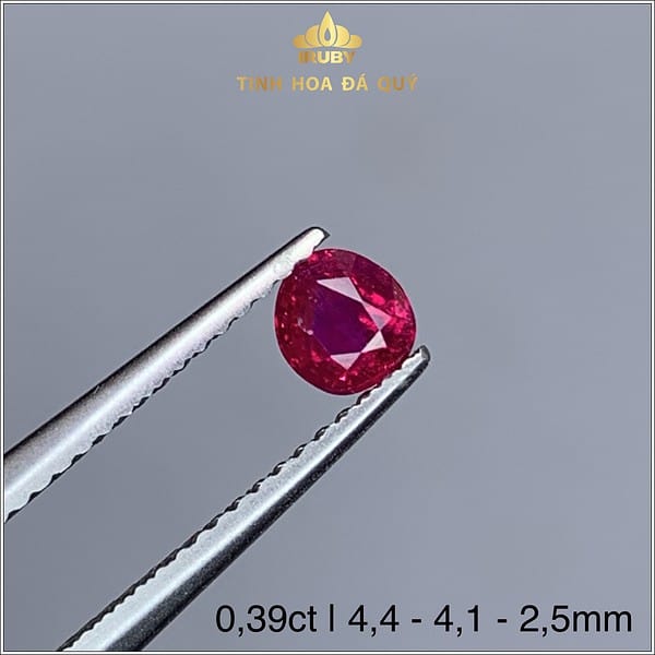 Viên Ruby facet tự nhiên 100% 0,39ct - IRRB 235039 hình ảnh