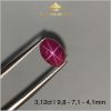 Viên Ruby sao tự nhiên Yên Bái 3,12ct - IRRB 236312 hình ảnh