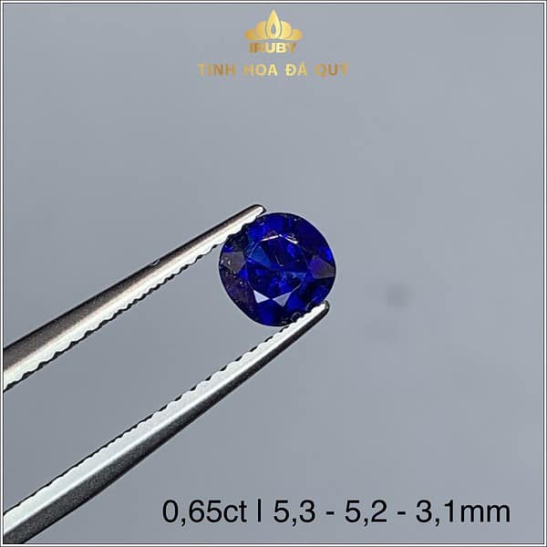 Viên Sapphire màu xanh lam hoàng gia 0,65ct - IRSP 235065 hình ảnh