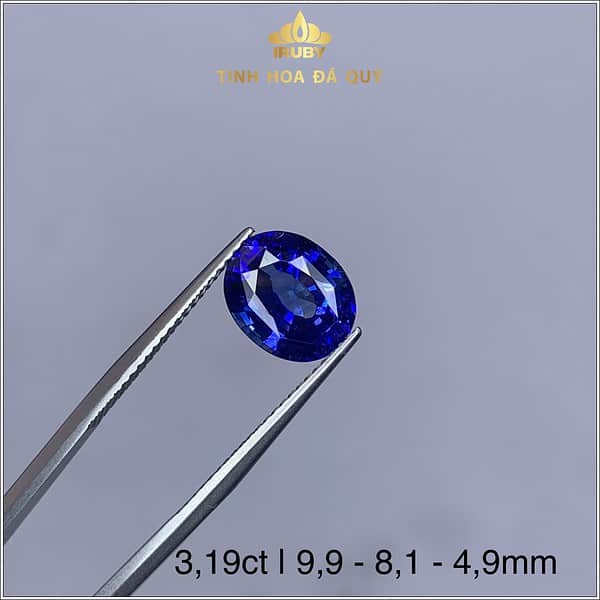 Viên Sapphire màu xanh lam hoàng gia 3,19ct - IRSP 235319 hình ảnh