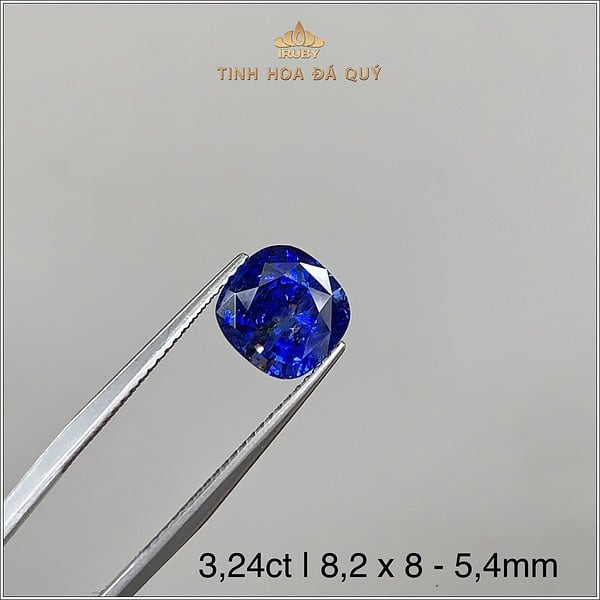 Viên Sapphire màu xanh lam hoàng gia 3,25ct - IRSP 235325 hình ảnh 2