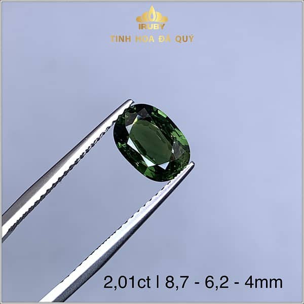 Viên Sapphire màu xanh lục đẹp 2,01ct - IRSP 236201 hình ảnh