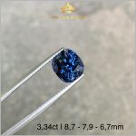 Viên Spinel tự nhiên màu xanh cobalt ct 3,34ct – IRSP 236334